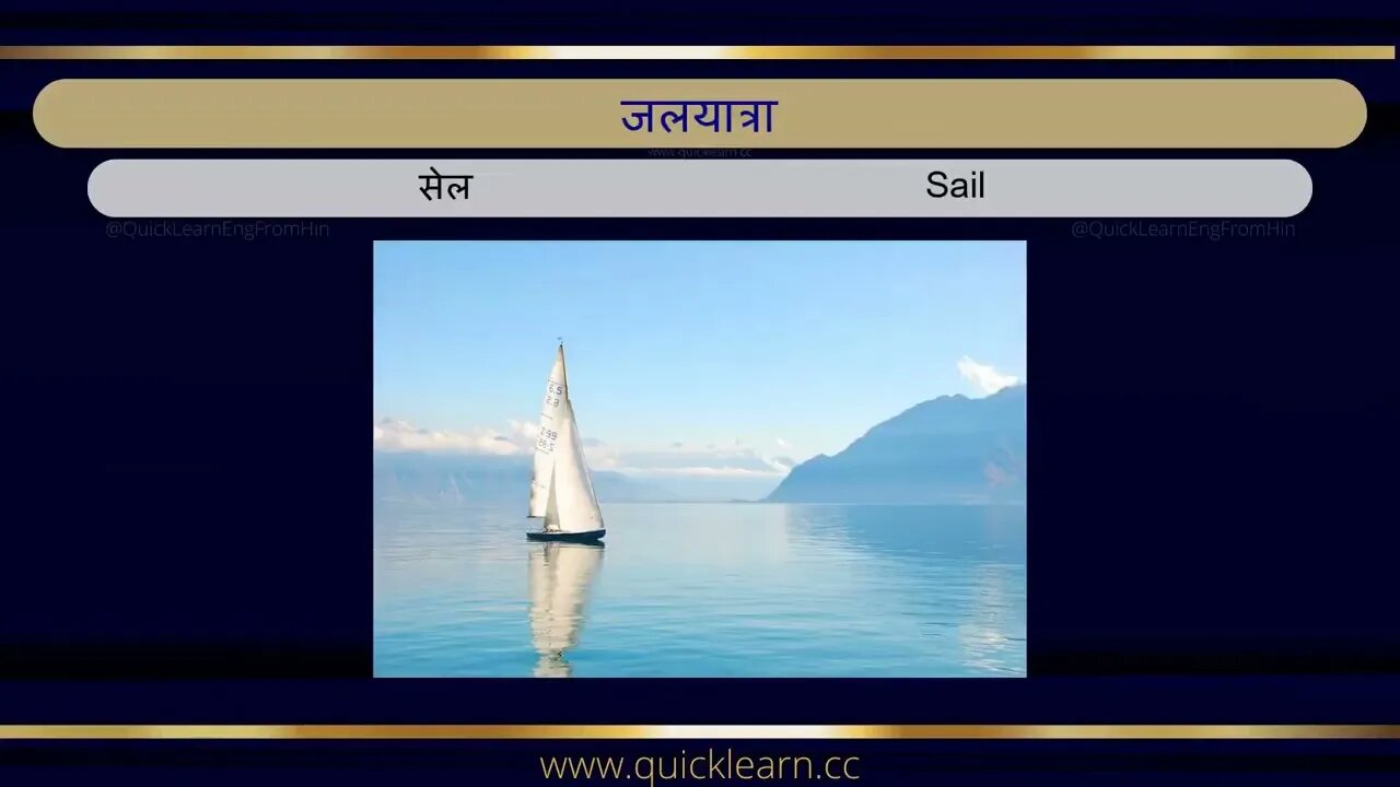 Learn English from Hindi with pictures - Travel हिन्दी से अंग्रेजी सीखें - यात्रा #learnenglish
