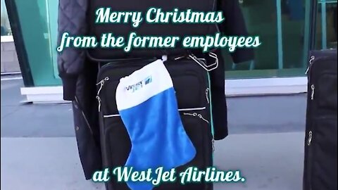 Merry Christmas from the former employees at West Jet Airlines