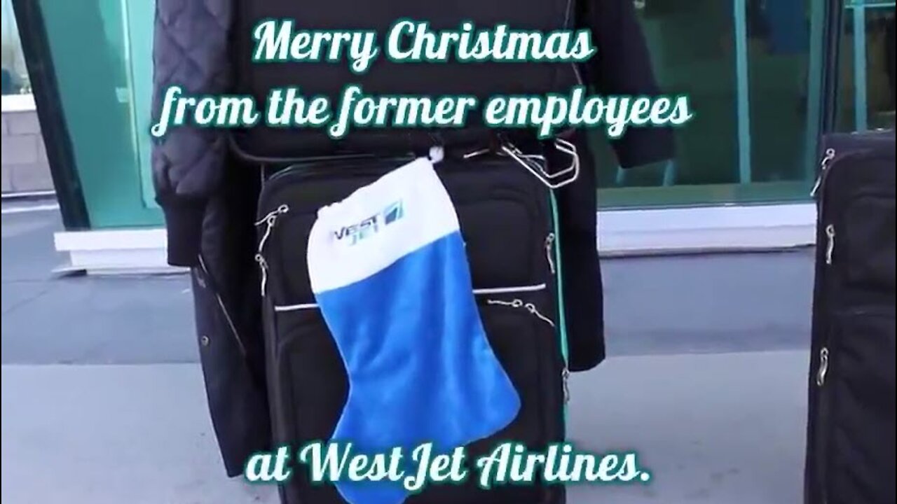 Merry Christmas from the former employees at West Jet Airlines