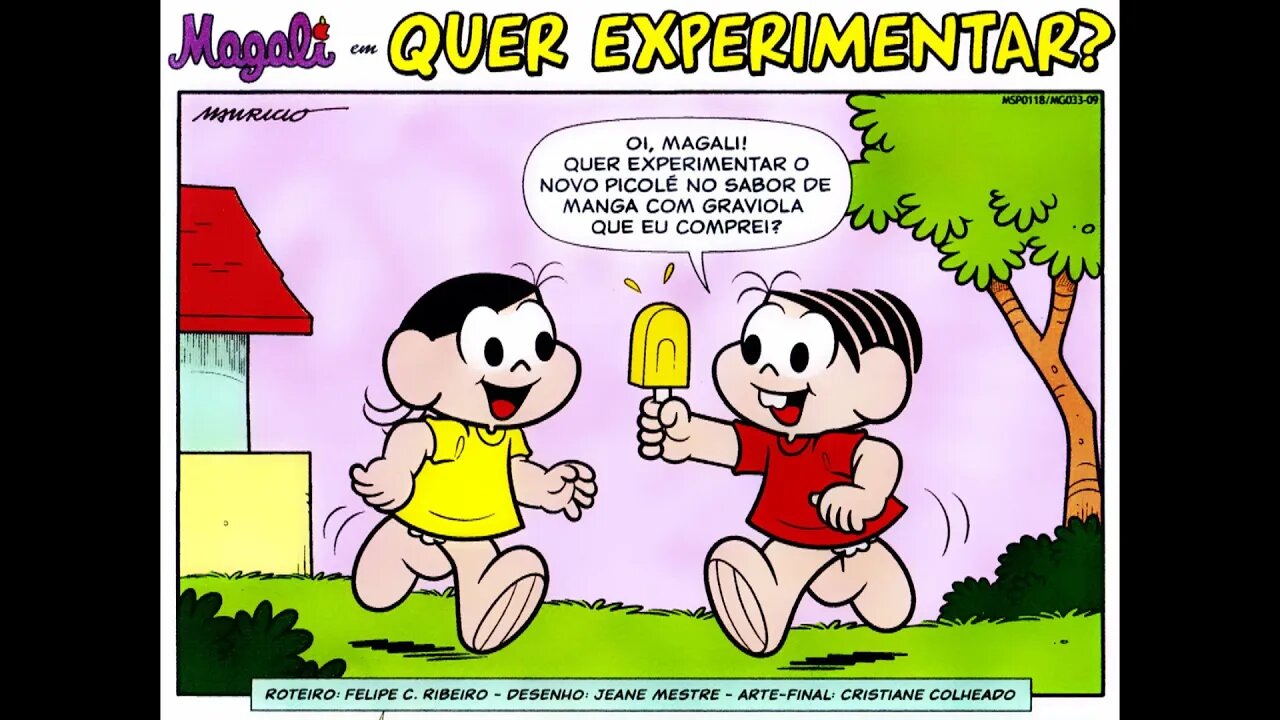 Magali em-Quer experimentar? | Gibis do Rapha 2