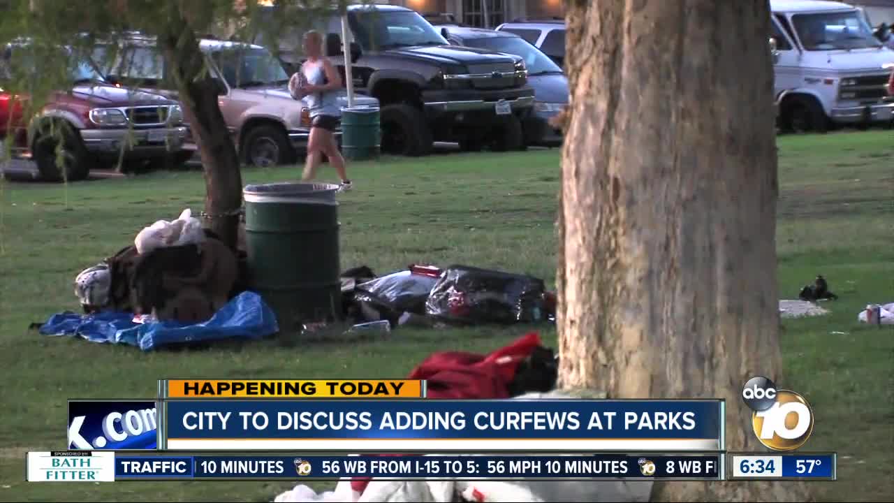 San Diego officials mull curfews at city parks