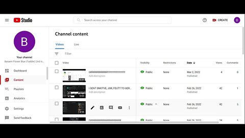I'M BACK AGAIN MY CHANNEL YOU NEED STOP STOLE MY CHANNEL