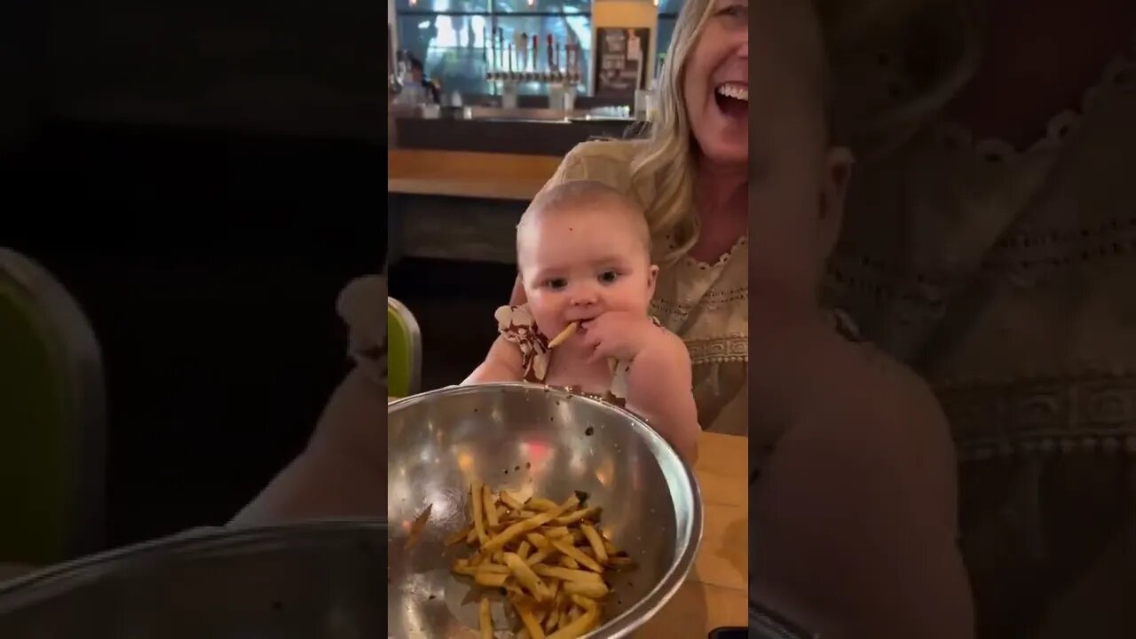 Baby Fries Turned Into Baby Walrus... 🤣