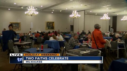 Families enjoy the Good Friday Fish Fry at Serb Hall