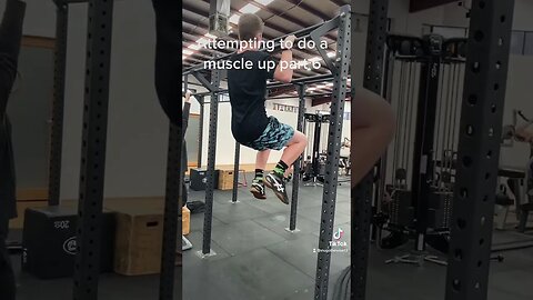 Attempting to do a muscle up part 6 #gym #shorts ￼