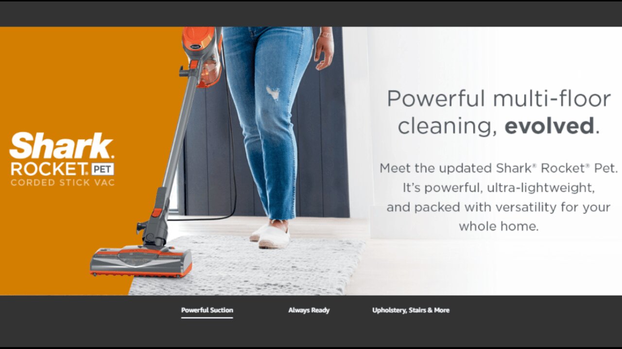 Shark HV301 Rocket Ultra-Light Corded Bagless Vacuum