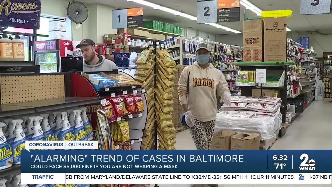 Baltimore City officials urge people to wear face mask as COVID-19 cases increase