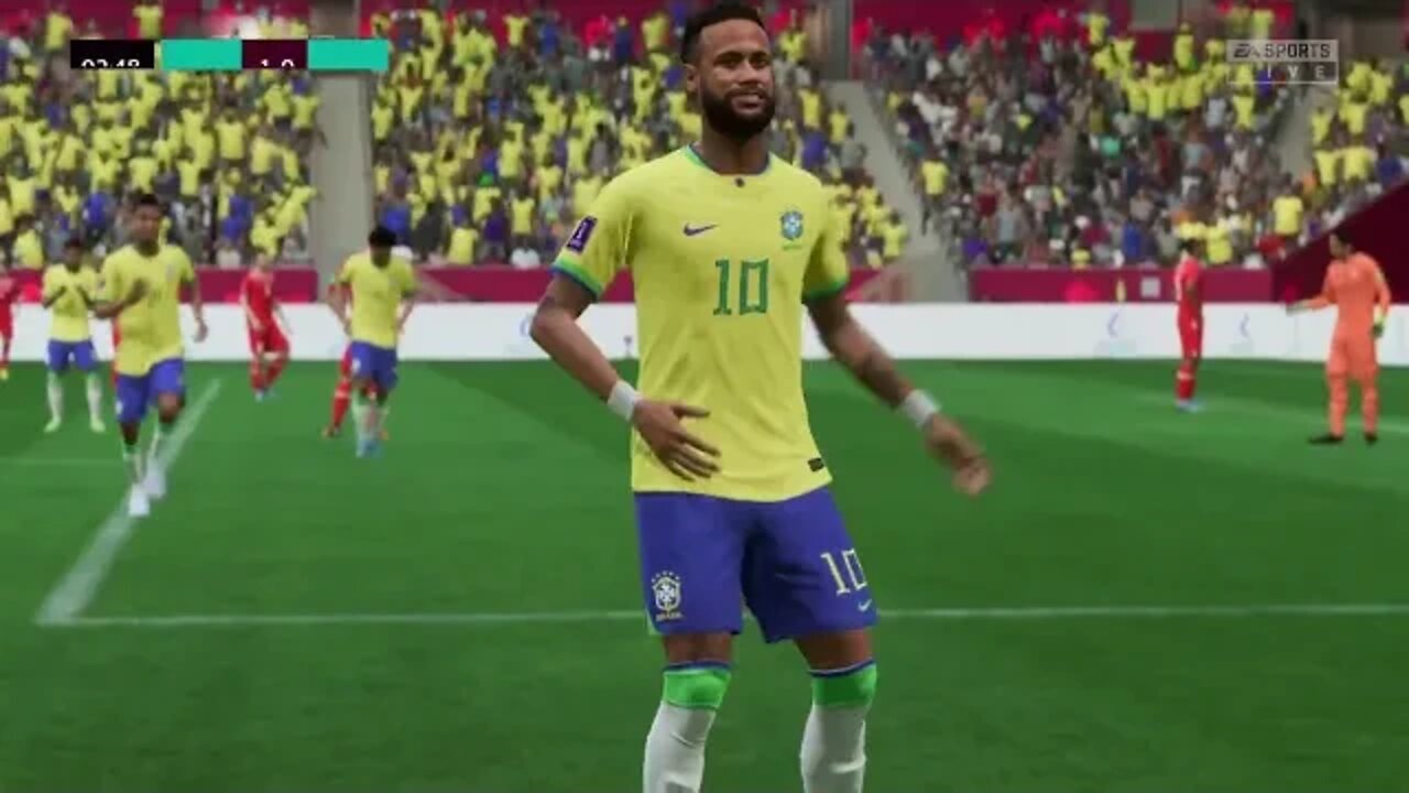 AO VIVO E COM IMAGENS: BRASIL X SUÍÇA | RODADA 2 | FASE DE GRUPOS | COPA DO MUNDO 2022 fifa 23