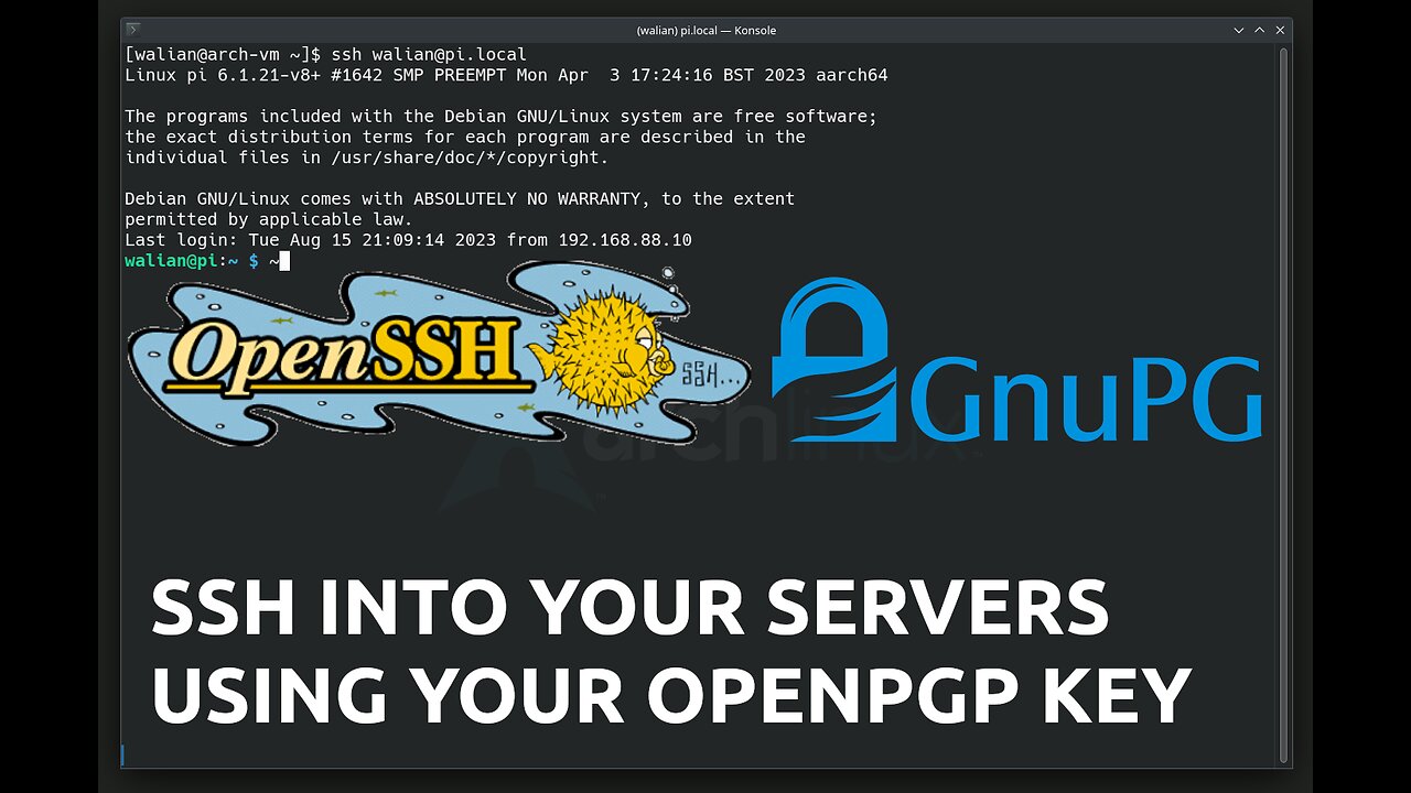 Using an OpenPGP key for SSH authentication