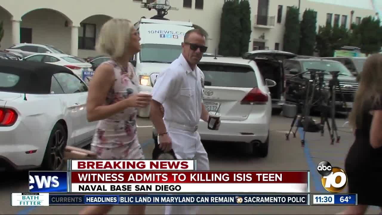 Fellow SEAL testifies he killed ISIS teen, not accused Chief