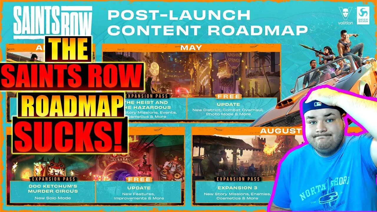 The SAINTS ROW Reboot ROADMAP is FINALLY here and it looks BAD!