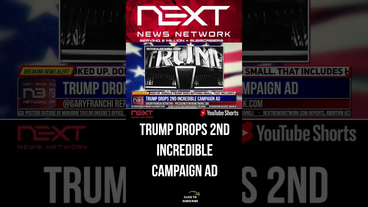 Trump Drops 2nd Incredible Campaign Ad #shorts