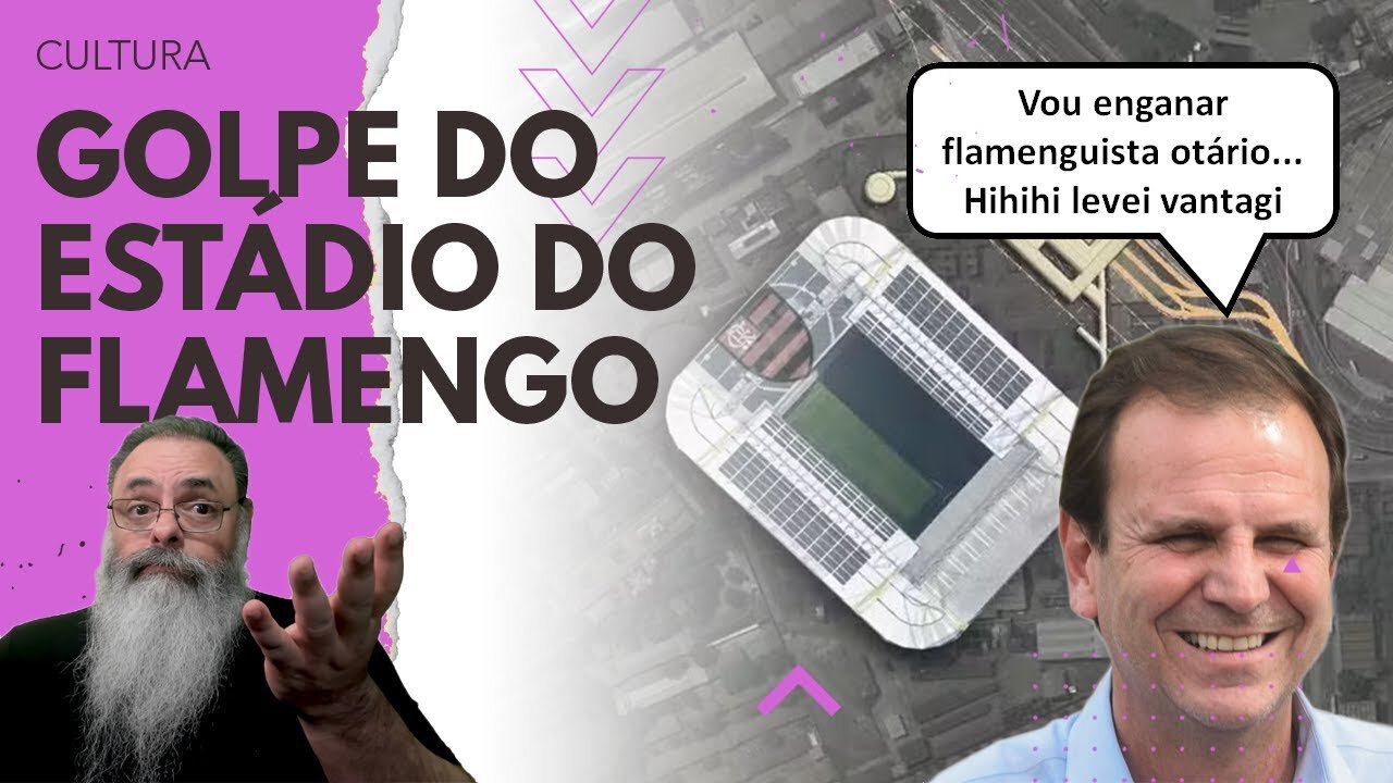 EDUARDO PAES promete DESAPROPRIAR ÁREA para ESTÁDIO do FLAMENGO, em TRUQUE para GANHAR VOTOS