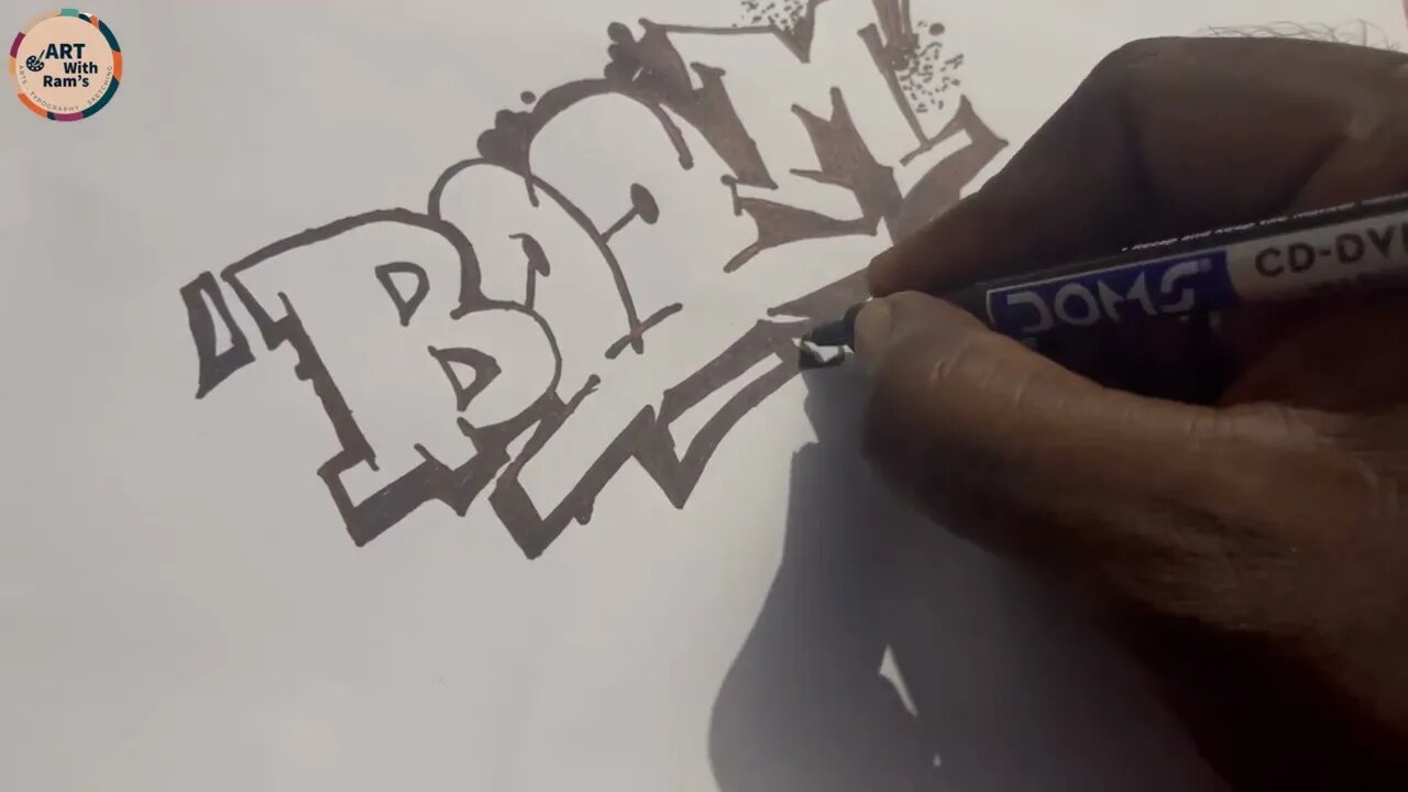 🥰BOOM’ graffiti drawing video ✍️ please support my channel guys 🔥subscribe guys