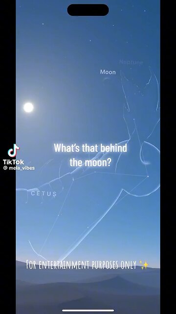 Sky Guide Map Layover Separate Moon 🌙 Seen Way Off