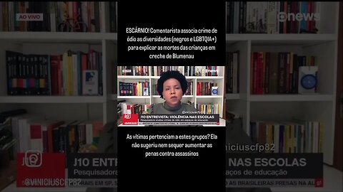 ESCÁRNIO! Comentarista associa crime de ódio as diversidades (negros e LGBTQIA+)