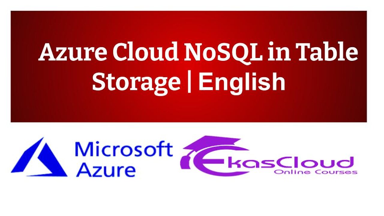 #Azure Cloud NoSQL in Table Storage _ Ekascloud _ English