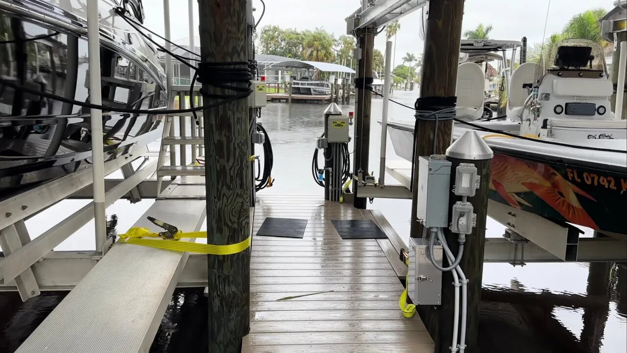 How I secure my boats for a storm