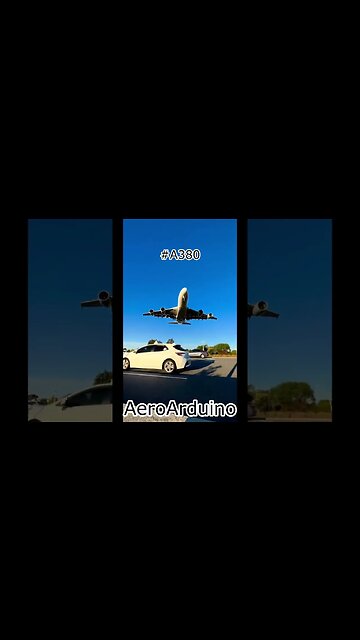 Amazed As I Saw #A380 Qatar Airways Passing Over My Head #Aviation #Fly #AeroArduino