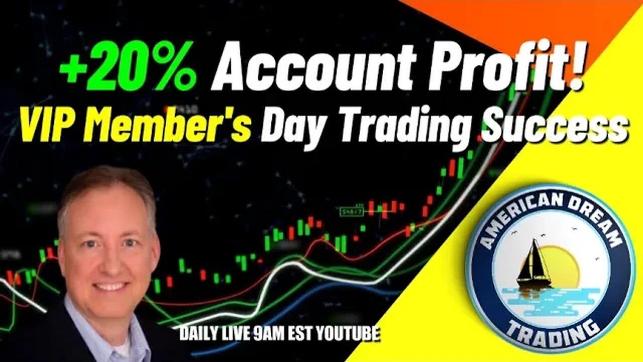 Day Trading Excellence - VIP Member's +20% Account Profit Journey In The Stock Market