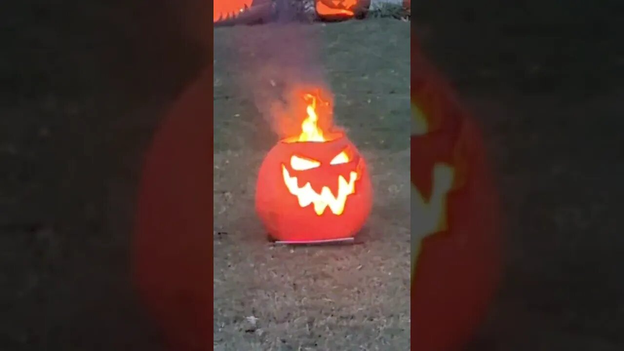 Flaming Pumpkin 2.0! MORE PUMPKIN! MORE FLAMES!