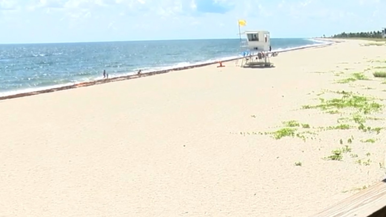 Algae tested at Bathtub Beach slightly toxic