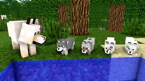 13 ##### WOLF LIFE MOVIE Cubic Minecraft Animations All Episodes + BONUS