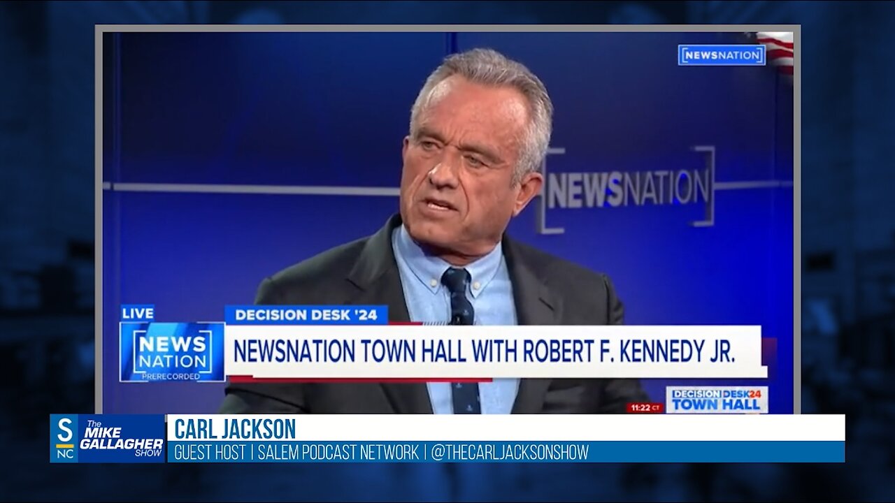 Guest host Carl Jackson discusses RFK Jr. refusing to pledge unequivocal support for the eventual Democrat nominee for President