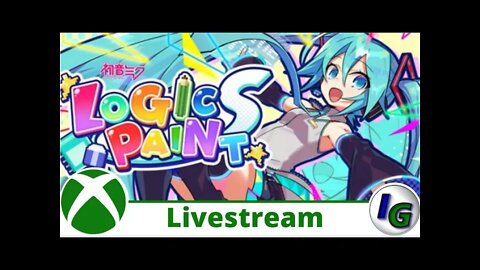 Hatsune Miku Logic Paint S Livestream on Xbox