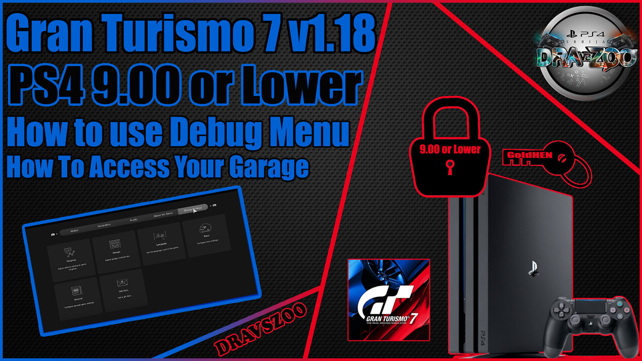 Gran Turismo 7 v1.18 Backport v2 | How to use Debug Menu | Access Your Garage | PS4 9.00 or Lower