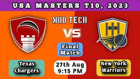 US Masters T10 2023 Final Showdown: New York Warriors vs Texas Chargers | Sports Allowance