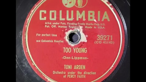 Toni Arden - Too Young