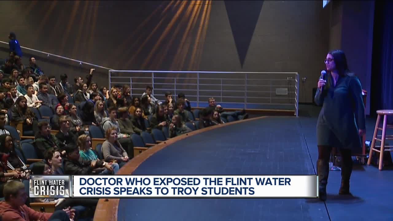 Doctor who exposed the Flint Water Crisis speaks to Troy students