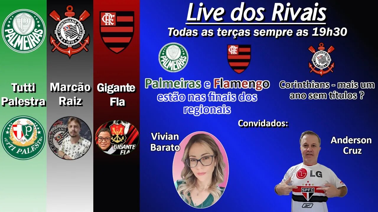Live dos Rivais - Resenha dos Rivais com convidados
