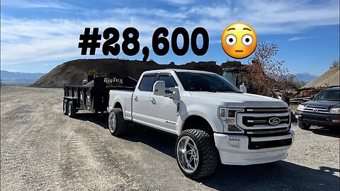 Towing a 20,000 POUND LOAD?! 2020 F-350 6.7 Powerstroke on Forged Wheels w/ BigTex Dump Trailer