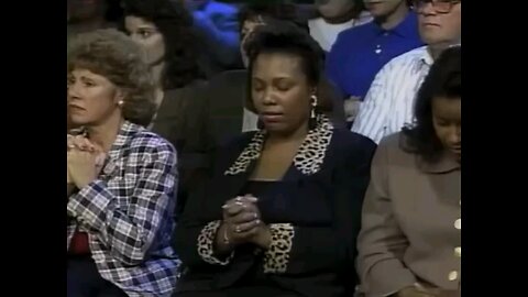 This was Oprah's audience reacting to OJ Simpson's verdict in real time (1995)