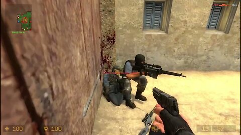 Counter Strike Source Dust 2 Bots #45 Only Sniper Rifles