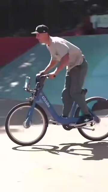 When bicycle is not prepared like you