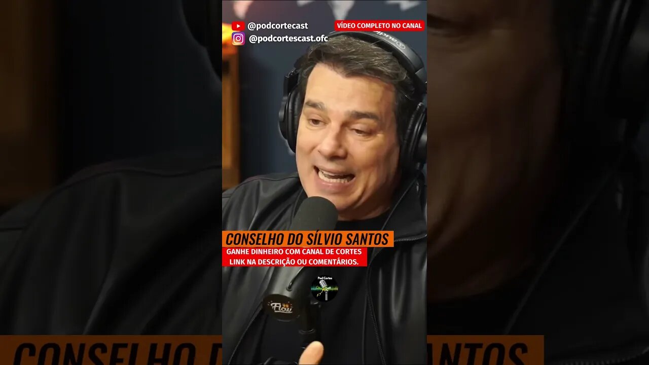 CONSELHO DO SÍLVIO SANTOS PARA CELSO PORTIOLLI #shots #celsoportiolli #sbt #silviosantos