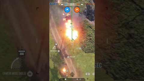World of Tanks: got the kill before my partner!