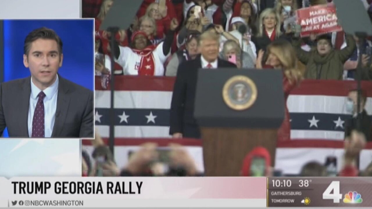 NBC 4 News Adam Tuss continues to lie to viewers that Trump lost the Presidency and Georgia