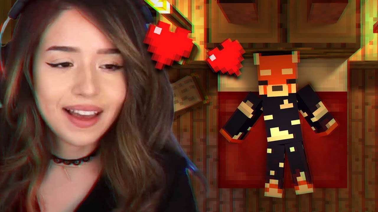 getting pokimane in 69 minecraft days