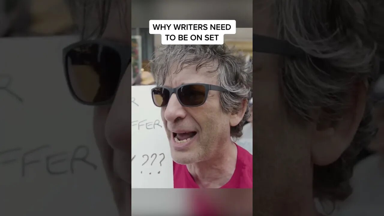 Neil Gaiman Explains Why Writers Must Be On Set