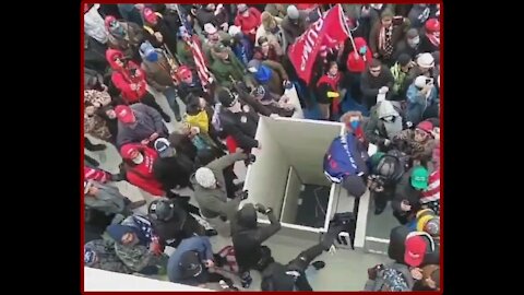 Trump Supporters Stopping ANTIFA From Attacking the Capitol Building - 2199