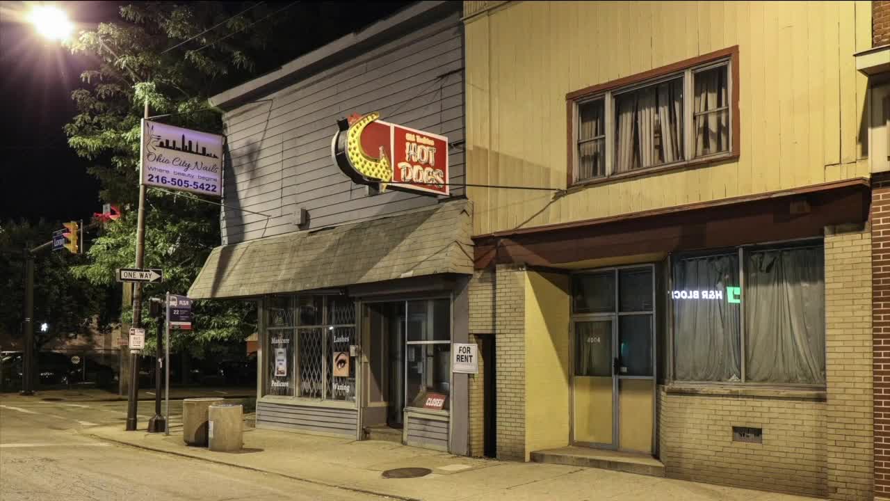 Old Fashion Hot Dog Street Sign Coming Down Today