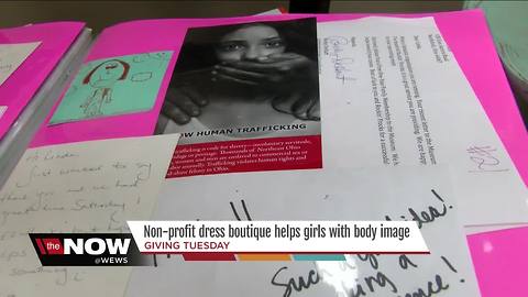 Non-profit dress boutique helps girls with body image