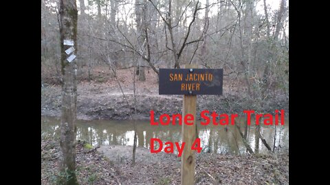 Lone Star Hiking Trail thru-hike, detailed 4/6+1, mile 51.3 - 71.1