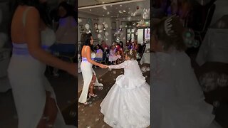 Mother and daughter dance