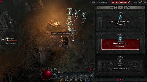 Diablo 4 Necreomancer gameplay