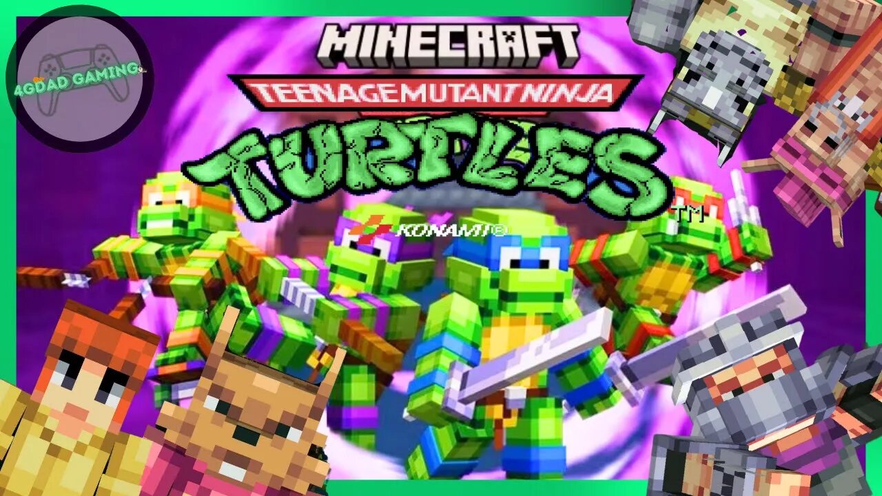 Fun DLC/Mod for Minecraft with our Favorite Turtles! | Minecraft Teenage Mutant Ninja Turtles | 1-3